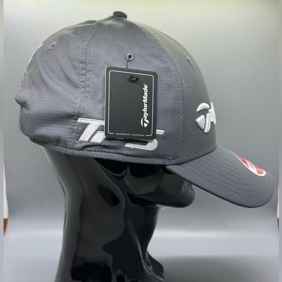 TaylorMade Radar Hat Grey Adjustable - Golf Baseball Hat - Picture 9 of 10